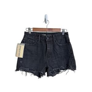 GRLFRND The Helena High Rise Cut Off Denim Shorts in Idyllwild 24 NWT Festival